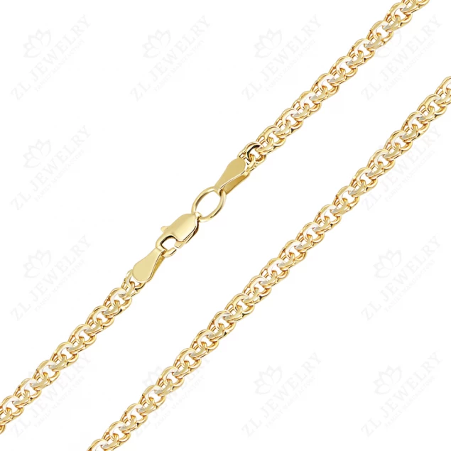 Chain &quot;Ruchek&quot; in lemon gold color
