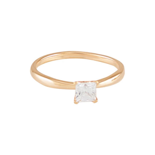 Engagement ring &quot;Parisien&quot; in red gold