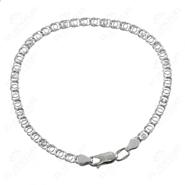 Bracelet &quot;Arabic Bismarck&quot; in white gold