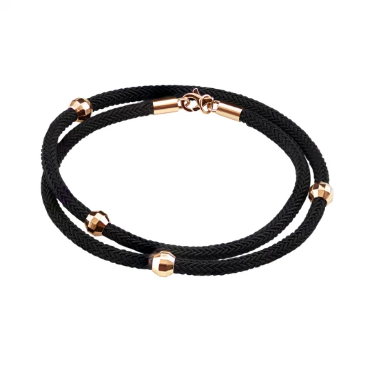 Rope with curly inserts