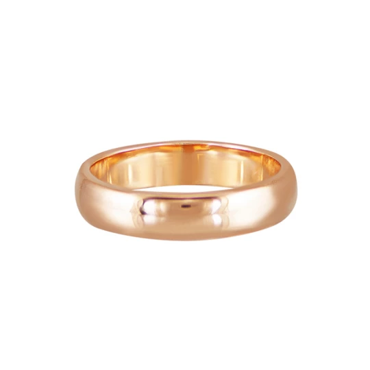 Wedding ring "Classic" in red gold