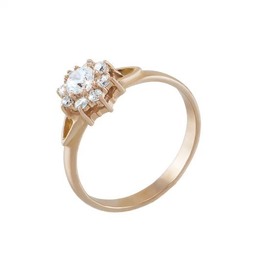 Ring "Astra" with diamonds