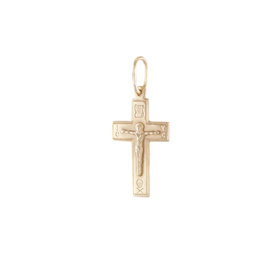 Straight cross with crucifix