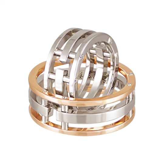 Wedding ring "Halves"