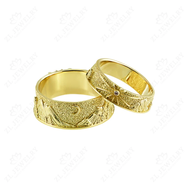 Обручальное кольцо &quot;Пейзаж&quot; Photo-1