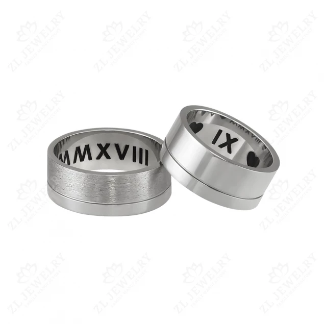 White gold wedding rings Photo-3