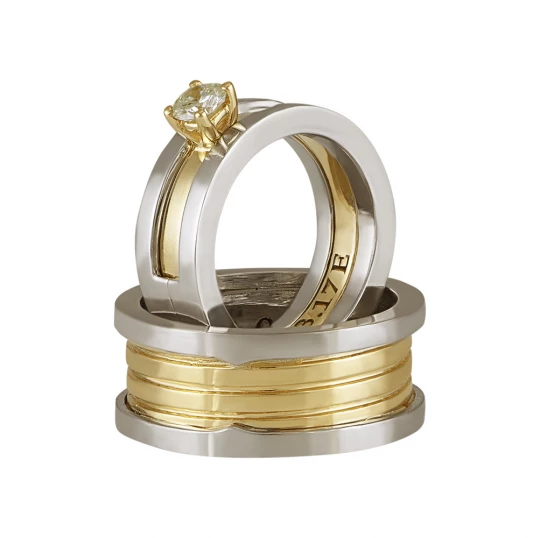 Wedding ring "Solar extravaganza"