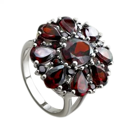 Ring &quot;Pomegranate flower&quot;