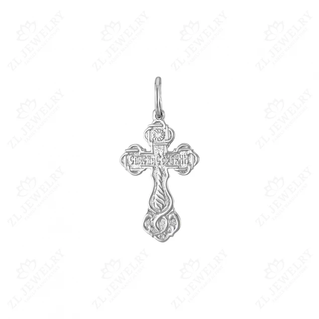 Baptismal cross with white gold Photo-1