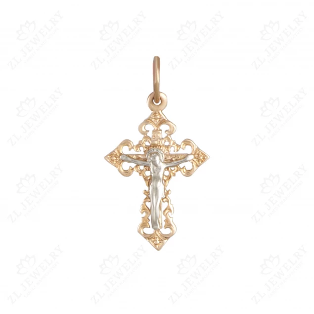 Openwork cross with crucifix