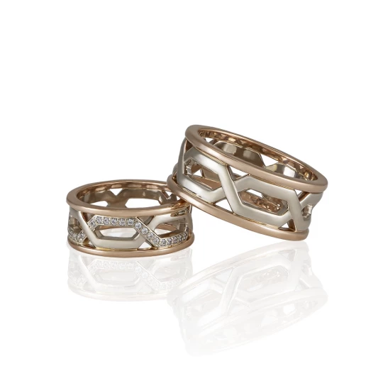 Wedding rings &quot;Indivisible&quot;