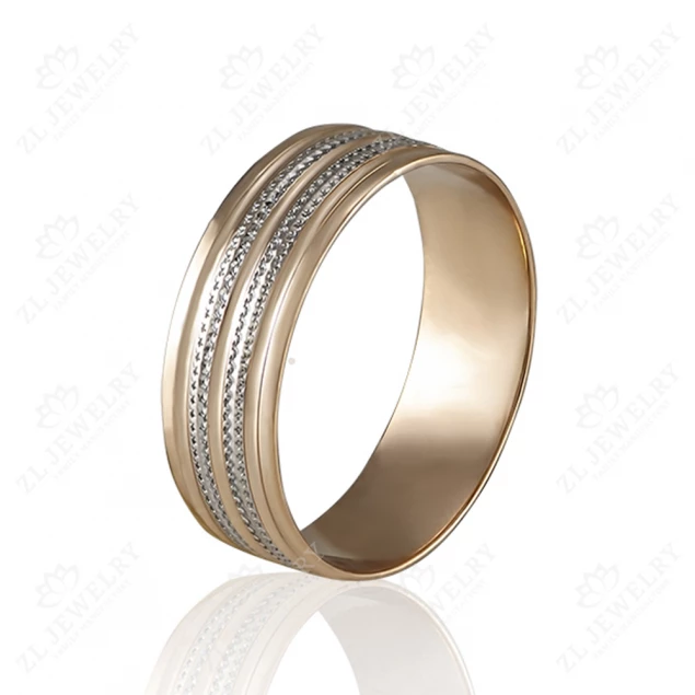 Wedding rings &quot;White pattern&quot; Photo-1