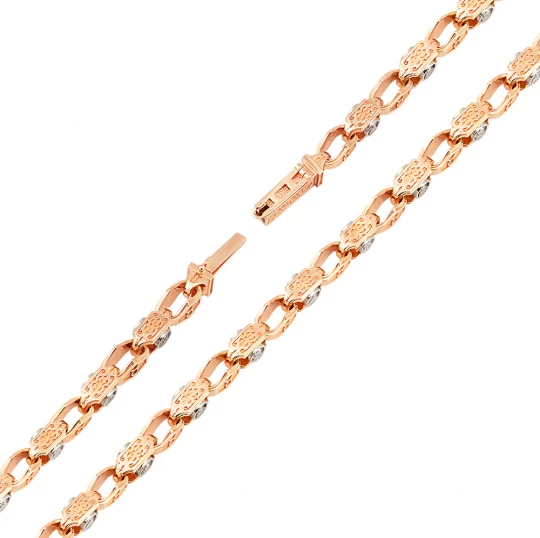 &quot;Zodiac&quot; chain with saint inlays
