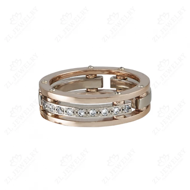 Wedding rings &quot;Fashion style&quot; with diamonds