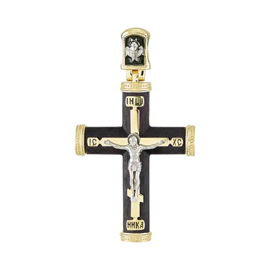 The cross in lemon gold