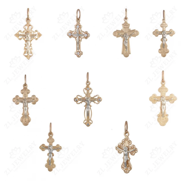 Openwork cross with crucifix Photo-2