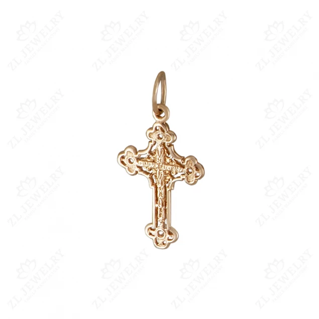 Openwork cross with stones Photo-1