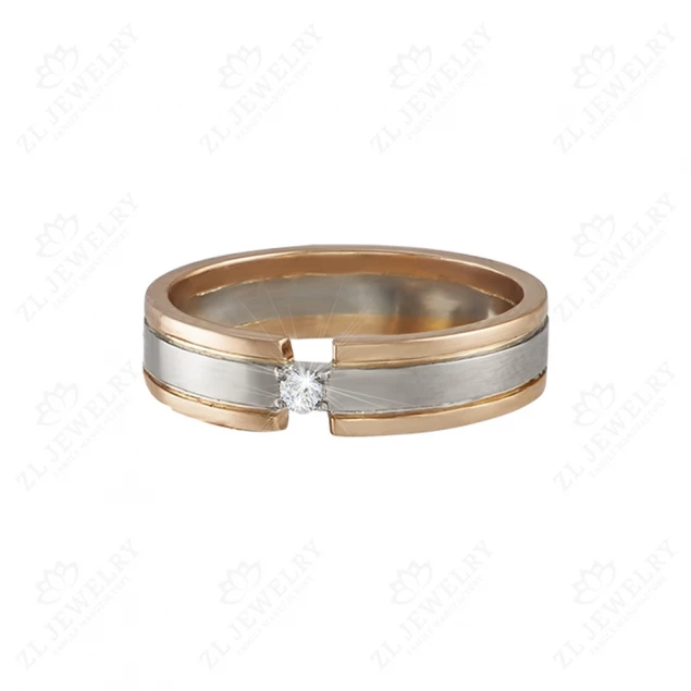 Wedding rings white middle