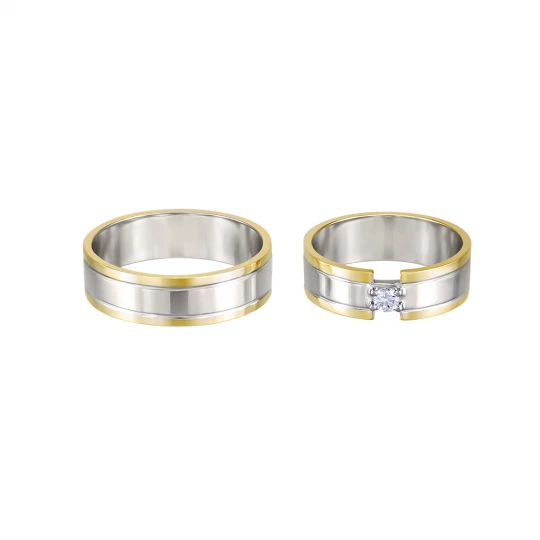 Wedding rings &quot;Halves&quot;