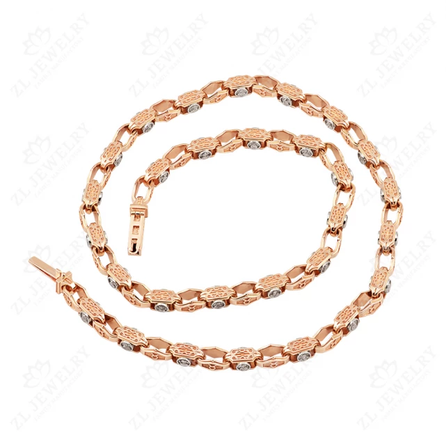 &quot;Zodiac&quot; chain with saint inlays Photo-2