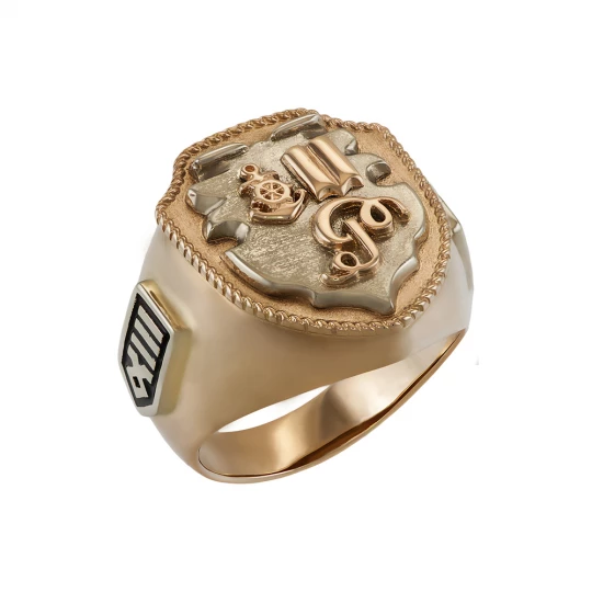 Signet with heraldry &quot;Family&quot;