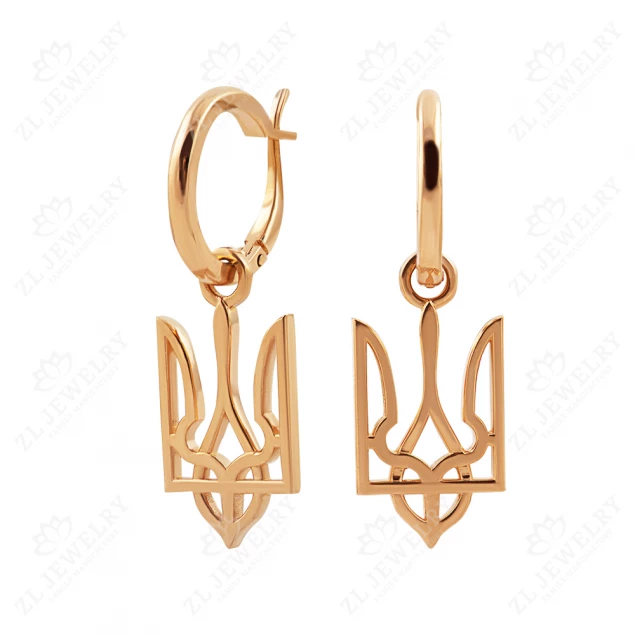 Transformer earrings "Ukrainian"