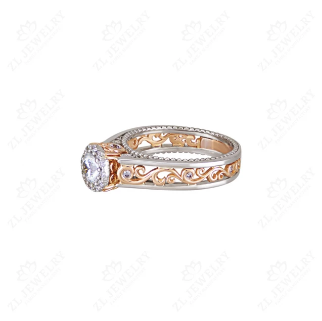 Ring &quot;Shine of an angel&quot; with diamonds Photo-3