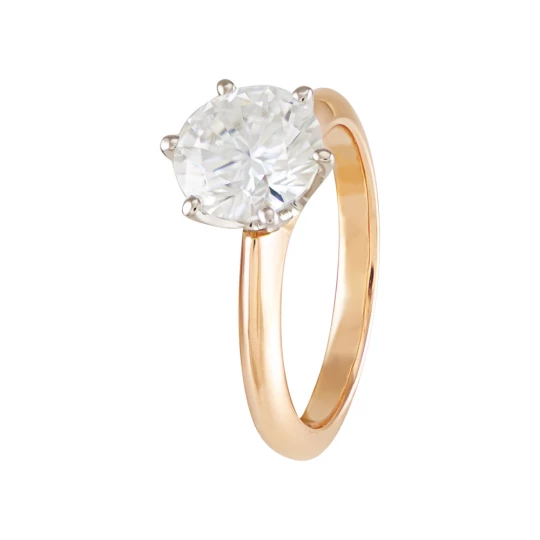 Engagement ring &quot;Lady Tiffany&quot; in red gold