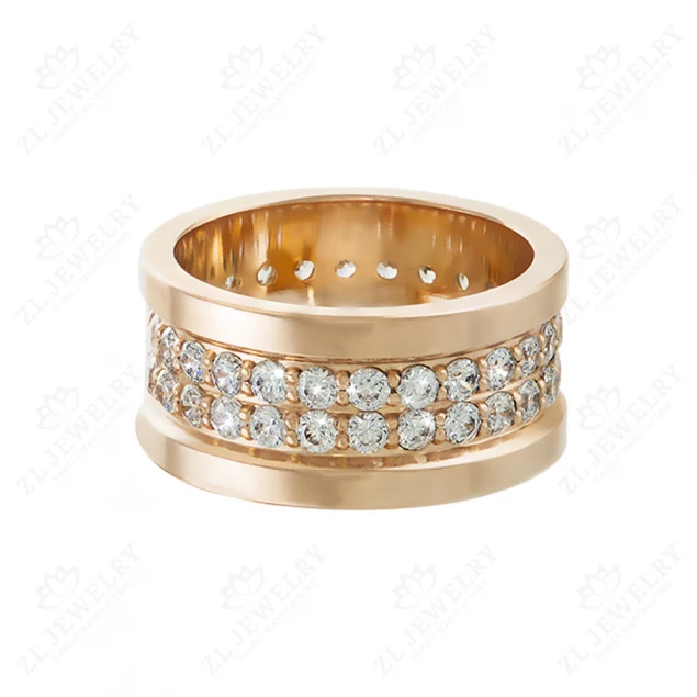 Wedding rings &quot;Love story&quot; with stones