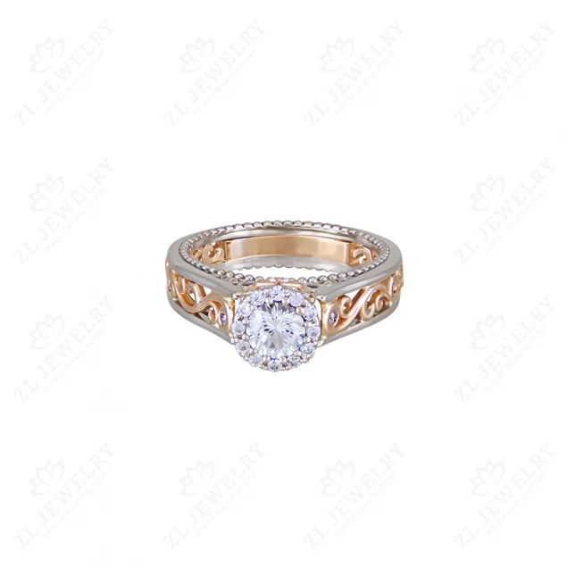 Ring &quot;Shine of an angel&quot; with diamonds Photo-1