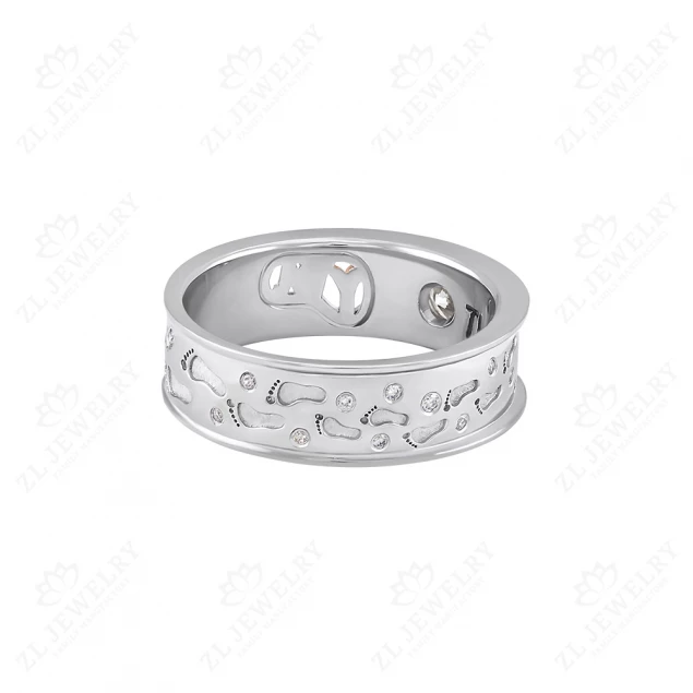 Ring gift for the birth of a daughter and engraved Photo-2
