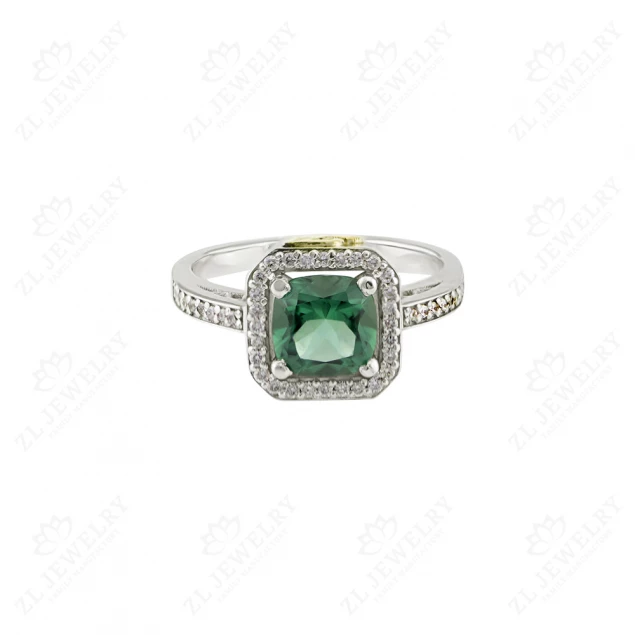 Engagement ring &quot;Emerald Paradise&quot; Photo-2