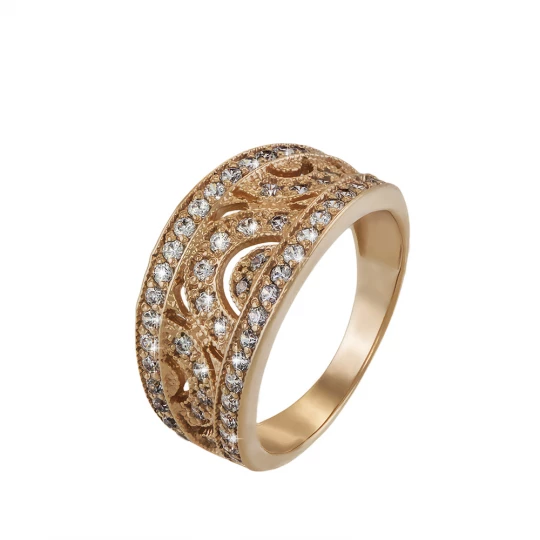 Ring &quot;Filigree&quot; with stones