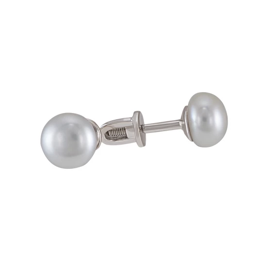 Pearl Screw back stud earrings Gold Silver baby kids Girls tiny small Gift  uk | eBay