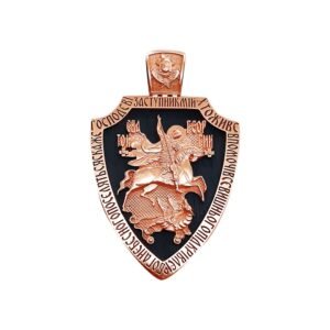 Wisiorek "Tarcza" ze świętym Jerzym Zwycięzcą