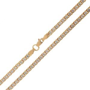 Łańcuszek "Arabic Bismarck" kamieniami