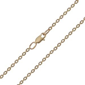 Łańcuszek z kotwicą z cytrynowego złota