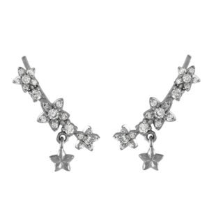 Kolczyki "Gwiazdy" z diamentami