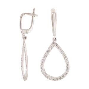 Kolczyki "Krople lodu"