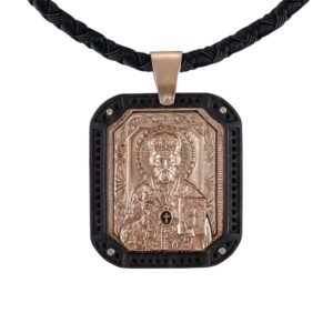 Ikona "Mikołaj Cudotwórca" w drewnianym etui