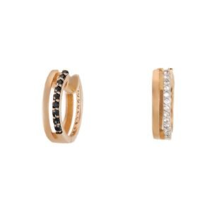 Kolczyki "Czarno-białe ścieżki"