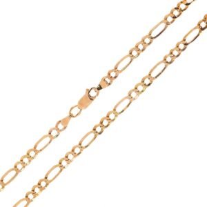 Łańcuszek "Figaro" (3+1)