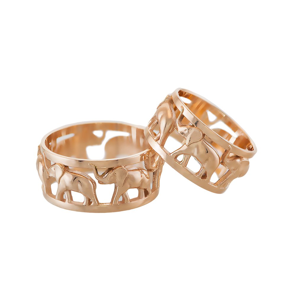 Obrączki ślubne "Słonie" - obrazek 3