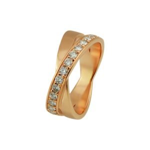 Pierścień "Przeplatanie"