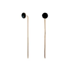 Kolczyki "Spektakularne" z emalią