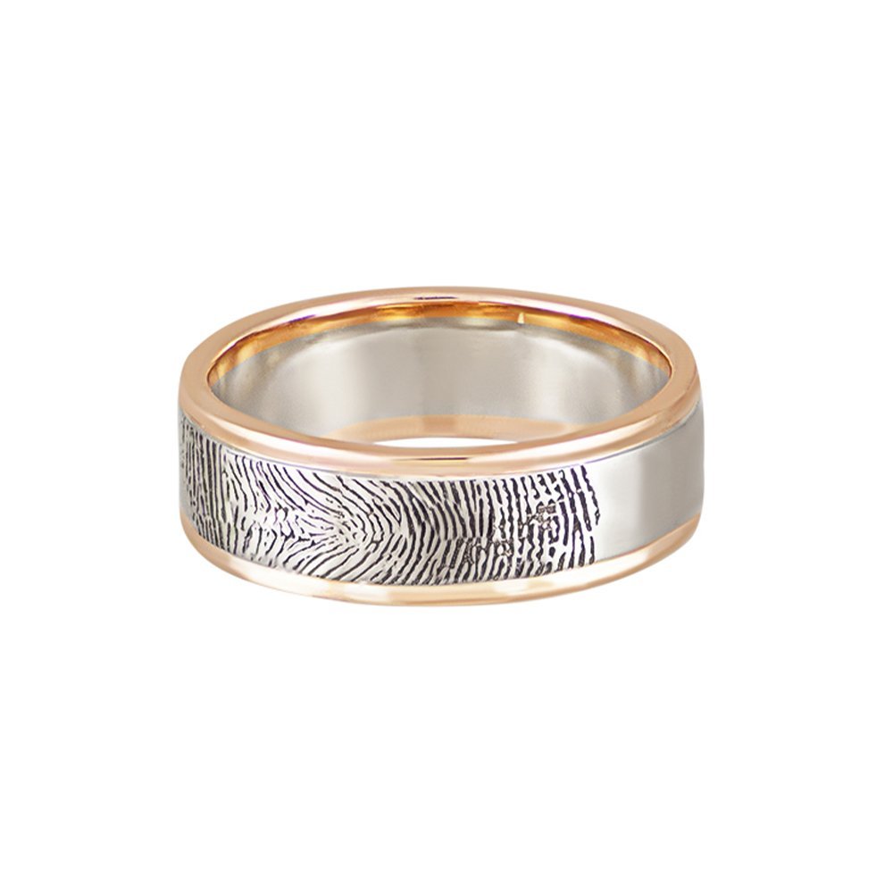 Pierścionek zaręczynowy "Odciski palców"