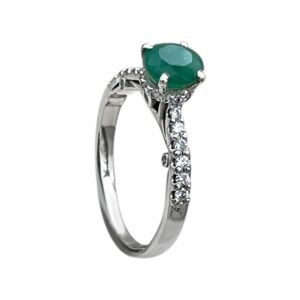 Pierścionek zaręczynowy "Delikatny blask"