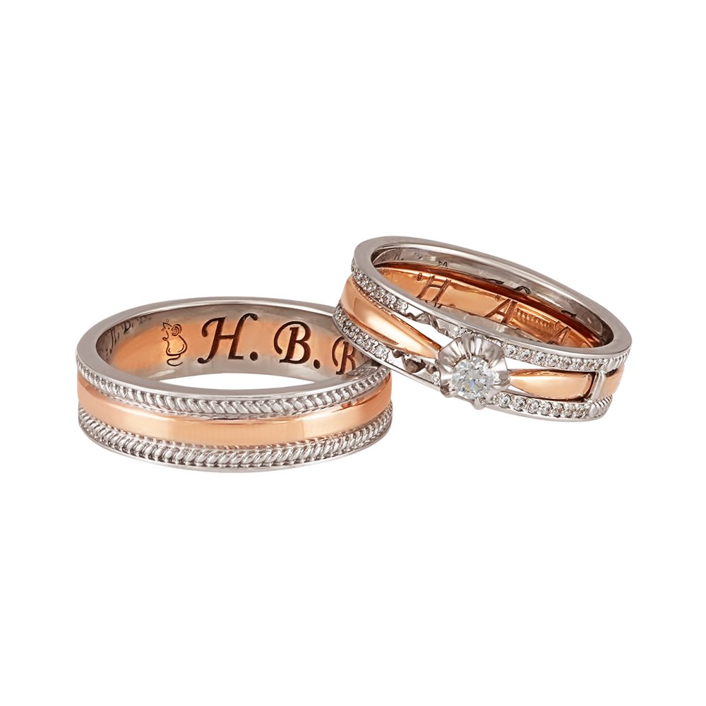 Wedding rings "Magic of words" - Image 5