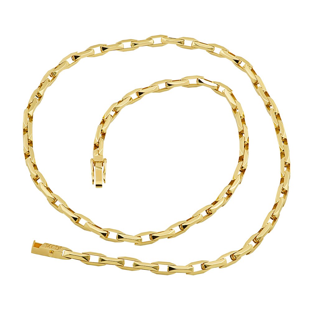 Ланцюг "Новий якір" в лимонному золоті - Зображення 3