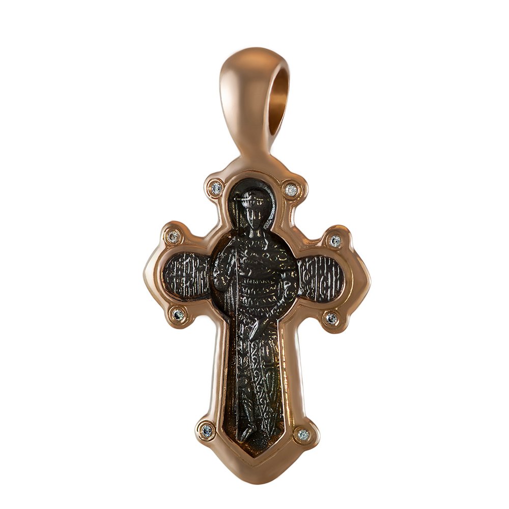 Pełny krzyż z ukrzyżowaniem z kamieniami - obrazek 6